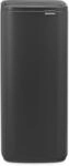 Brabantia Bo Touch Bin K&uuml;chenm&uuml;lleimer 30 L (schwarzgrau), platzsparender