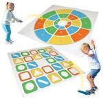 alldoro XXL Kick & Darts 2 in 1, Wurfspiel 160 x 160 cm, Indoor & Outdoor 