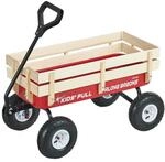VEVOR Handwagen f&uuml;r Kinder, 102 cm Bollerwagen, Transportwagen mit Schiebestange,
