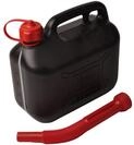ProPlus Benzinkanister 5L Kunststoff mit F&uuml;llstandsanzeige & Einf&uuml;llschlauch,