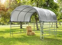 GreenYard&reg; Weidezelt-&Uuml;berdachung - ca. 360 x 360 x 160 cm Abdeckplane...