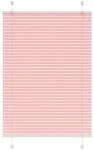 vidaXL Plissee Rosa 85x100 cm Stoffbreite 84,4 cm Polyester