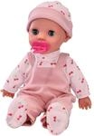 Simba Laura Little Babbler &ndash; Weichk&ouml;rperpuppe mit 25 Baby-Sounds, Schlafaugen,