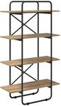 vidaXL B&uuml;cherregal 4 Ebenen 80 x 35 x 140 cm PB Artisan-Eiche | Holzwerkstoff...