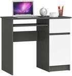 AKORD Piksel Schreibtisch Klein mit Schubladen | Office Desk | Computertisch 