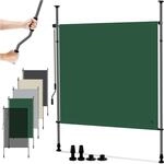 KESSER&reg; Klemmmarkise 150x310 cm, Garten Balkon Sichtschutz wetterfest, Wind- &