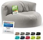 Green Bean Sitzsack Sofa mit F&uuml;llmaterial - Lounge im Sitzsack-Design 90x50cm...