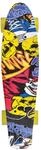 Schildkr&ouml;t&reg; Retro Skateboard Free Spirit, Premium Beach Board mit...