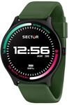 Smartwatch uomo Sector S-06 Voice verde R3251551003 case and silicone strap