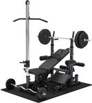 GORILLA SPORTS&reg; Kraftstation mit Hantelbank und 100-kg-Hantelset | Mit...