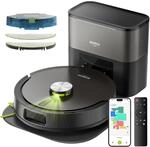 MONSGA Saugroboter mit Wischfunktion 10000PA & Absaugstation 4L Selbstentl 