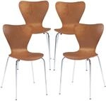 [en.casa] Esszimmerst&uuml;hle 4er Set Essunga St&uuml;hle f&uuml;r Esszimmer K&uuml;chenst&uuml;hle