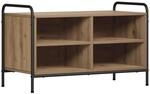 vidaXL TV-Schrank 140 x 39,5 x 50 cm Artisan-Eiche Holzwerkstoff | Klare Linien...