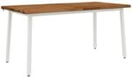 vidaXL Live Edge Esstisch 160 x 90 x 75 cm Massivholz Akazie Natur