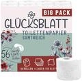 Gl&uuml;cksblatt Toilettenpapier samtweich 4-lagig, 56 Rollen mit Vanilleduft | Premium