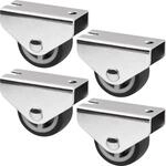 SOTECH 4er Set Kastenrolle PASSAU &Oslash; 30 mm dunkelgrau Transportrolle | f&uuml;r