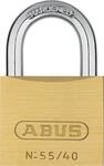 Abus Messing-Hangschloss 60028564 &ndash; Geh&auml;rteter Stahl, Pilzkopfstifte 