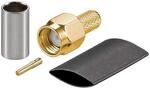 RP-SMA Stecker, Crimpmontage, f&uuml;r RG-58