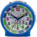 SCOUT Wecker, Kunststoff, blau, rund
