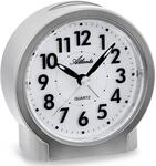Atlanta Wecker ohne Ticken ger&auml;uscharm mit Licht Snooze Quarz Analog - 2173/19