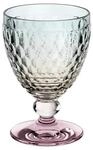Villeroy & Boch &ndash; Boston Pearl Rotweinglas 132mm, Glas f&uuml;r Rotwein, facettiertes
