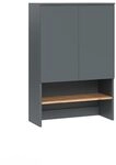 Vicco Waschmaschinenschrank Viktor, Anthrazit/Eiche, 68 x 100.4 cm | zur