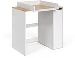 Vicco Waschmaschinenschrank Viktor, Wei&szlig;/Artisan, 93.6 x 88.2 cm | 2 Teile mit