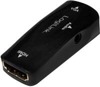 LogiLink CV0108 HDMI (Buchse) zu VGA Plus Audio Konverter mit AG6200 Chipsatz ohne