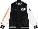 Mitchell & Ness NFL Team Origins Varsity Satin Jacket, farblich abgesetzte...