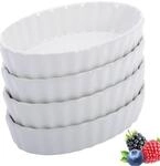 Westmark 4 Serviersch&auml;lchen f&uuml;r Cr&egrave;me Brul&eacute;e, Oval,