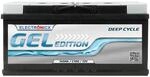 Electronicx GEL 12V 140Ah Deep Cycle Versorgungsbatterie 140 Ah wartungsfrei,