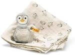 Steiff Geschenkset Lio Pinguin Greifling mit Spucktuch, S&uuml;&szlig;es Stofftier,...