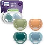 Philips Avent ultra soft Schnuller &ndash; kiefergerecht geformtes Design, f&uuml;r Babys ab