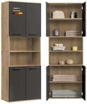 mokebo Bad Hochschrank 'Der Kapit&auml;n' (180x65x34 cm) Made in Germany,