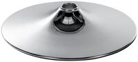 CLP Bodenteller Metall rund 38,5 cm, Ersatzfu&szlig; f&uuml;r Barhocker, robust und...