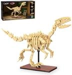 JAMARA 402891 CADA Dinosaurier Fossil Velociraptor Bricks, Geschenkidee f&uuml;r Junge
