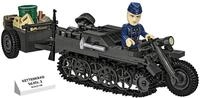 COBI Kettenkrad mit Anh&auml;nger, Ma&szlig;stab 1:28, 239 Teile, 1 Figur | Tampondruck,