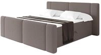 ALTDECOR Boxbett mit H3-Matratze Fu&szlig;teil Evon Zanozek - 120x200 - Braun 