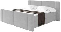 ALTDECOR Boxbett mit H3-Matratze Fu&szlig;teil Evon Zanozek - 140x200 - Grau |...