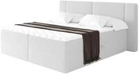 ALTDECOR Boxspringbett mit H3-Matratze Evon - 180x200 - Wei&szlig; | Lattenrost,...