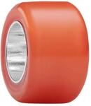 PANDORA Mini Silber-Charm Orangefarbenes Muranoglas 794773C04