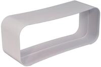 Vogt Flachkanalsystem 150 optimAIRo Au&szlig;enverbinder wei&szlig; 222 x 89 mm