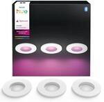 Philips Hue Xamento Einbauspot, Wei&szlig;, 3er Pack | White & Color Ambiance, 16 Mio.