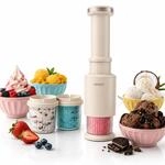 Seeger CompactCream 5-in-1 Kompakte Eismaschine mit 3 Dessertbechern | F&uuml;r...
