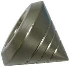 Gardinia Endknopf Aluminum Edelstahl-Optik &Oslash; 16 mm 2