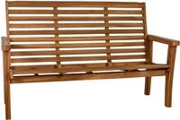 CLP Gartenbank wetterfest Teakholz Nicosia, Teakbank mit Liegefunktion,...