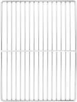 vidaXL Grillrost 40 x 30 cm Edelstahl Silber | Langlebiger Edelstahl, der ewig...