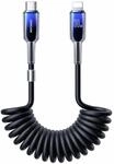 Joyroom S-A43 Crystal-Clear Series 3A USB-A auf Typ-C Coiled...