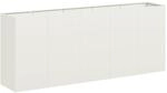vidaXL Pflanzk&uuml;bel Wei&szlig; 200x40x80 cm Kaltgewalzter Stahl