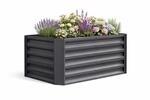 VCM Metall Hochbeet 120x60x57 cm &ndash; Rechteckiger Pflanzkasten f&uuml;r Garten &...
